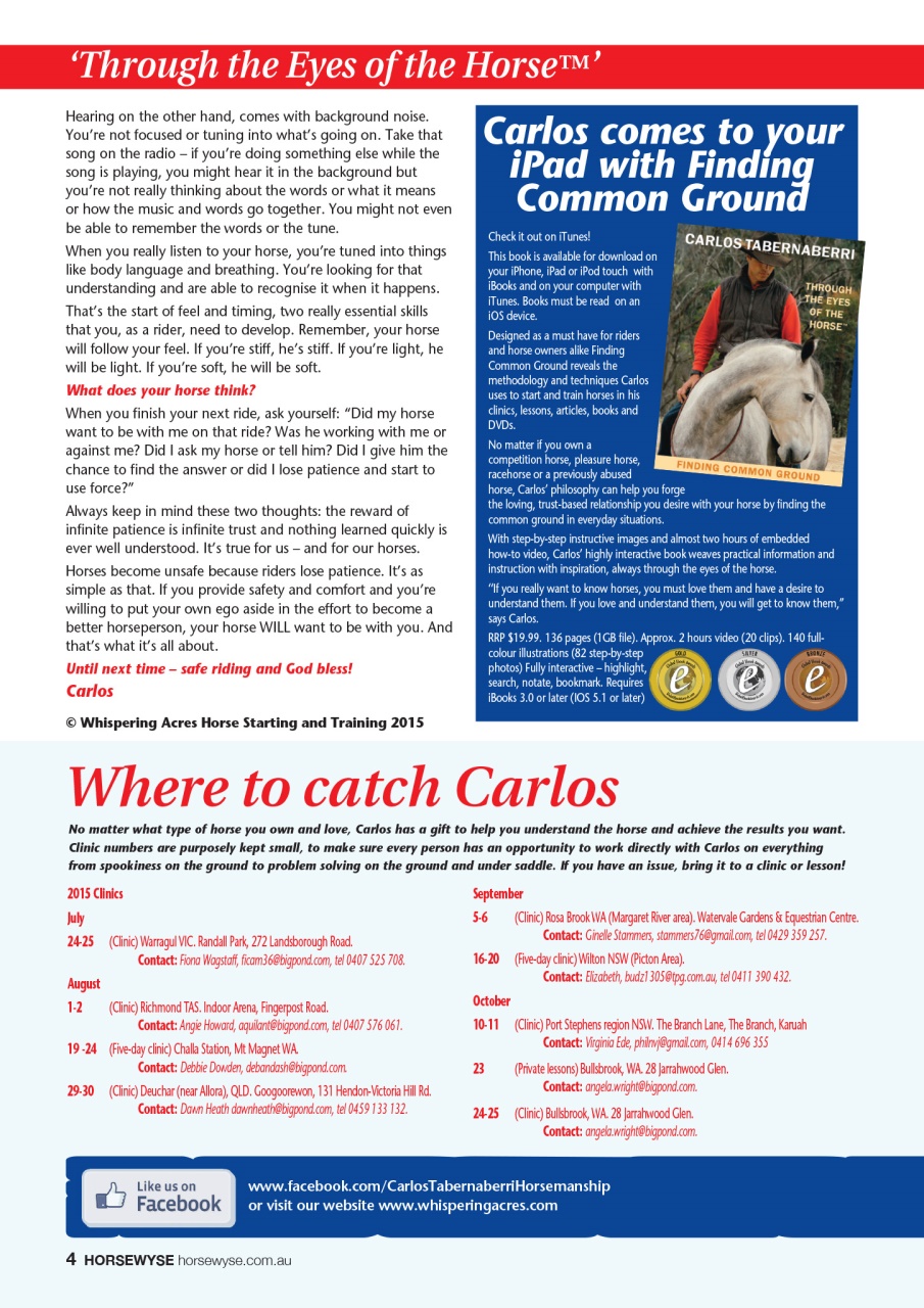 HorseWyse Magazine Preview Pages