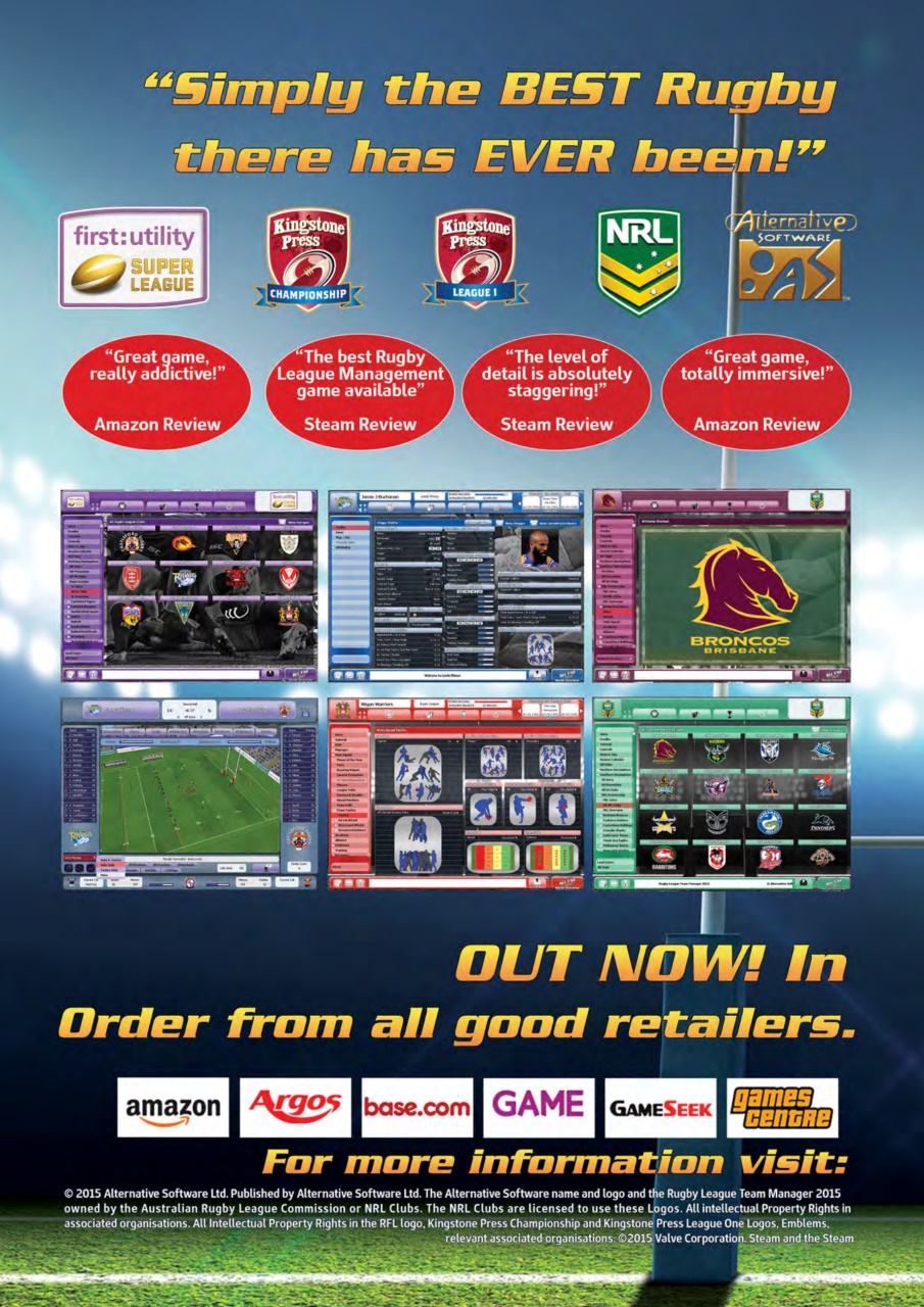 Rugby League World Preview Pages