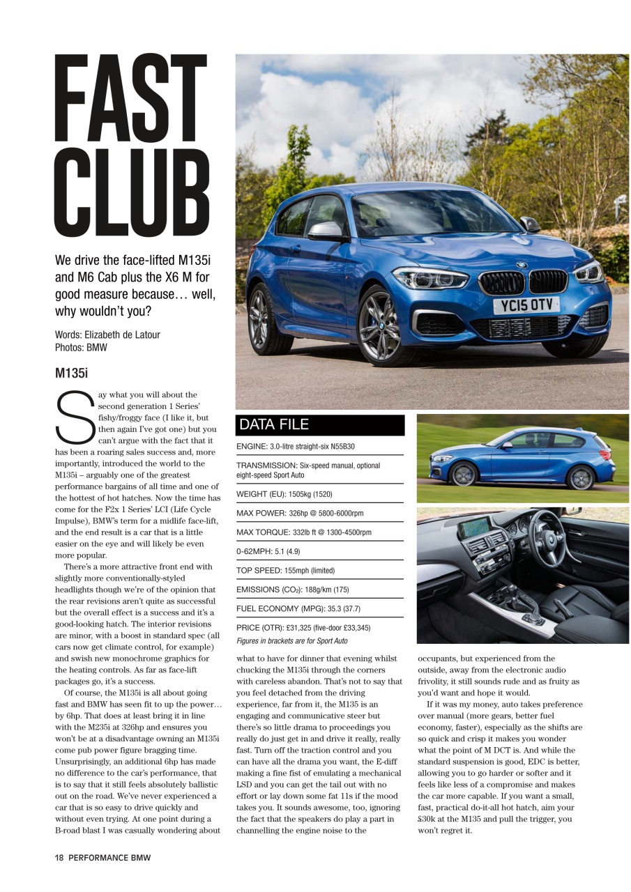 Performance BMW Preview Pages