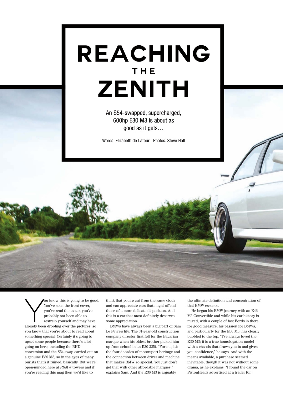 Performance BMW Preview Pages