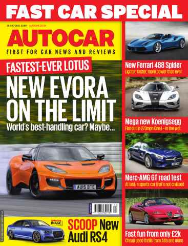 Autocar issue 29th July 2015