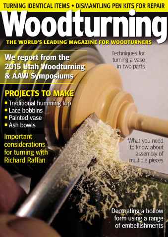 Woodturning issue September 2015