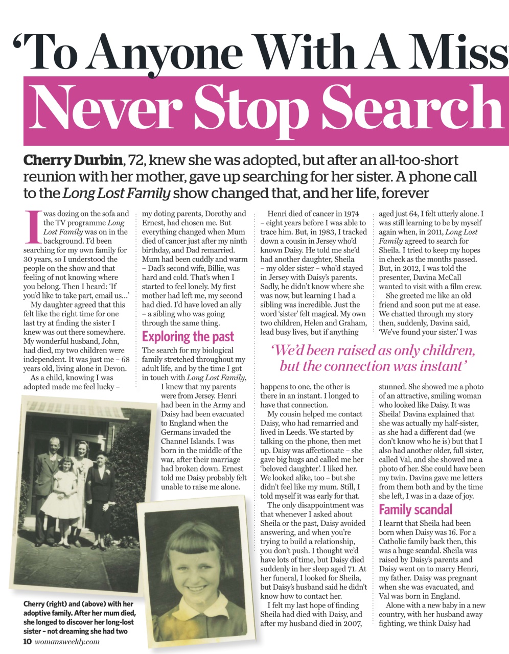 Woman's Weekly Preview Pages