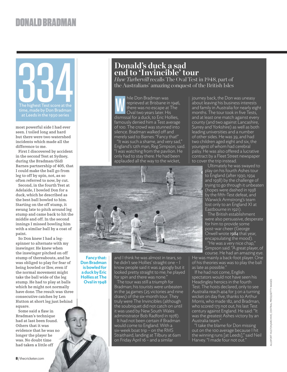The Cricketer Magazine Preview Pages