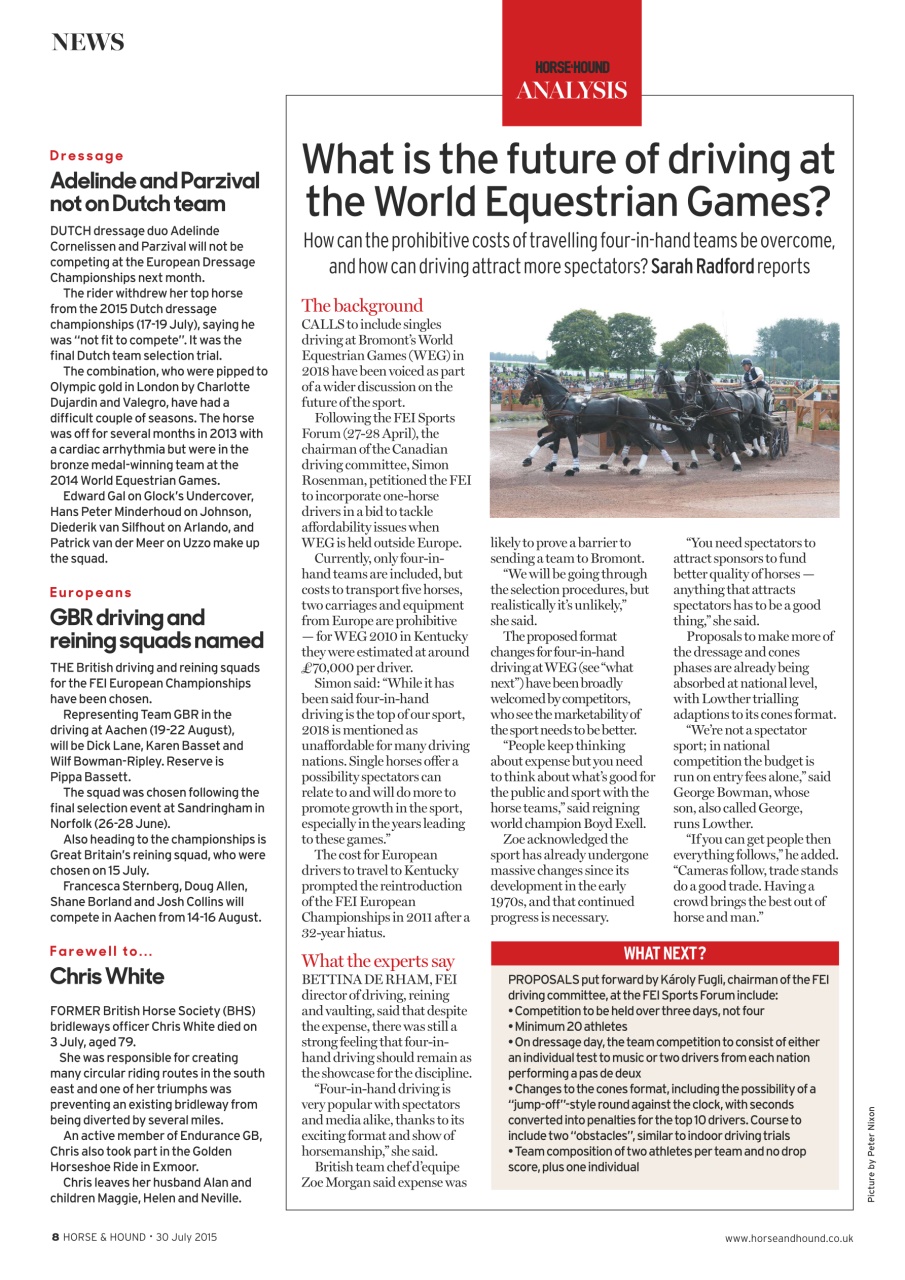 Horse & Hound Preview Pages