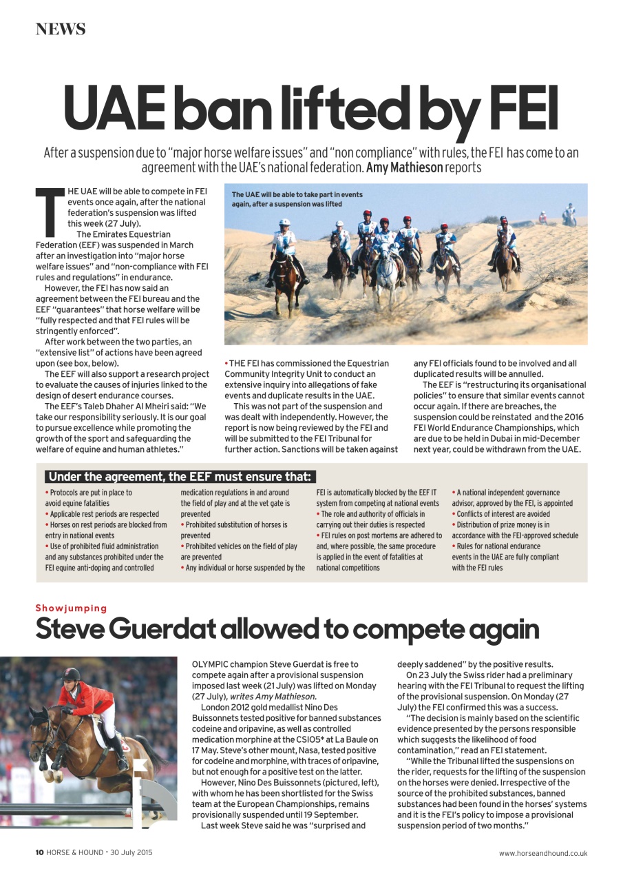 Horse & Hound Preview Pages
