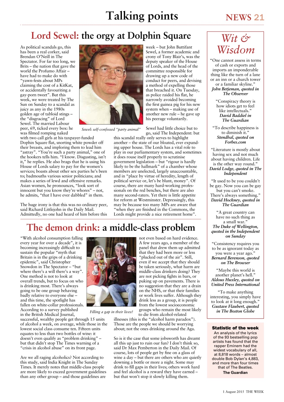 The Week Preview Pages