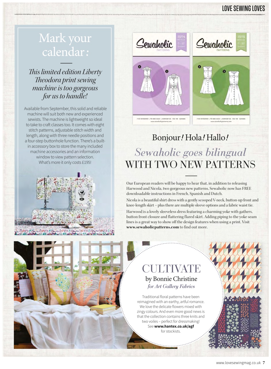 Love Sewing Preview Pages