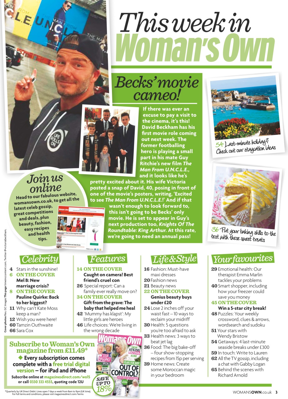 Woman's Own Preview Pages