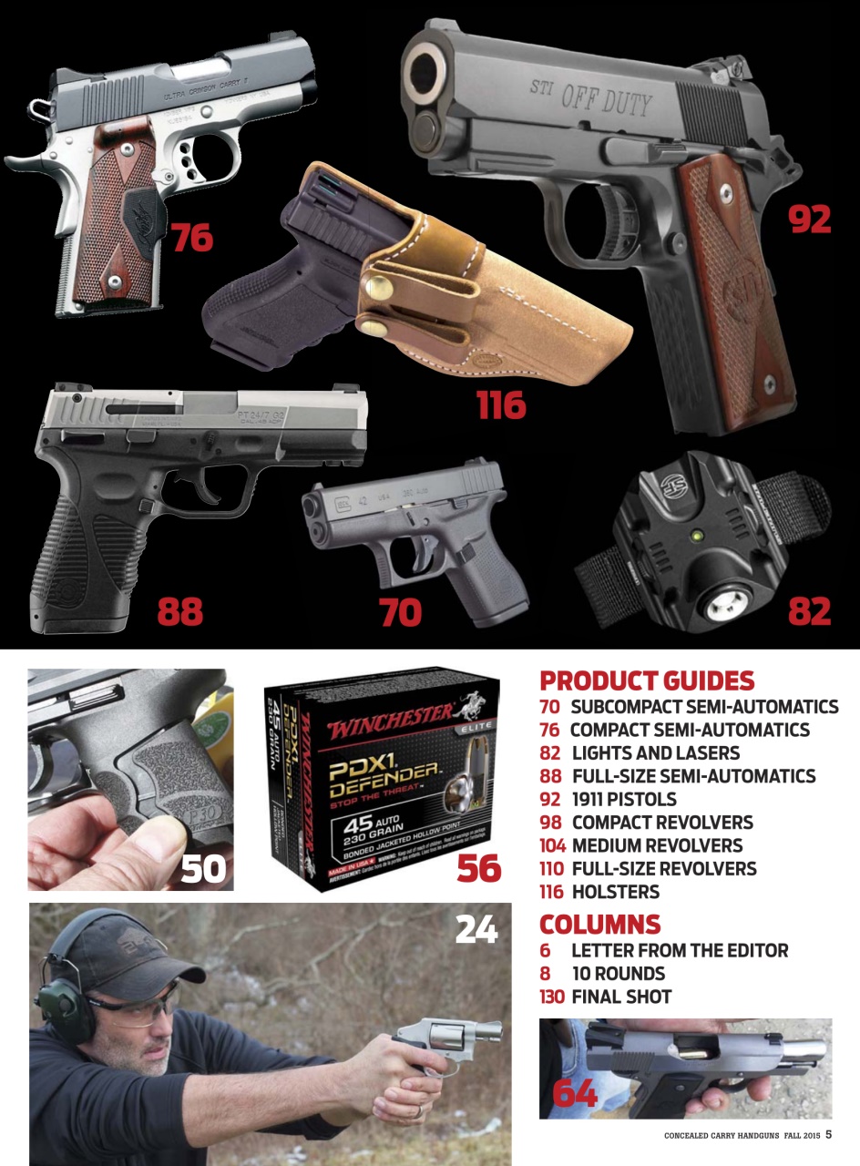 Concealed Carry Handguns Preview Pages