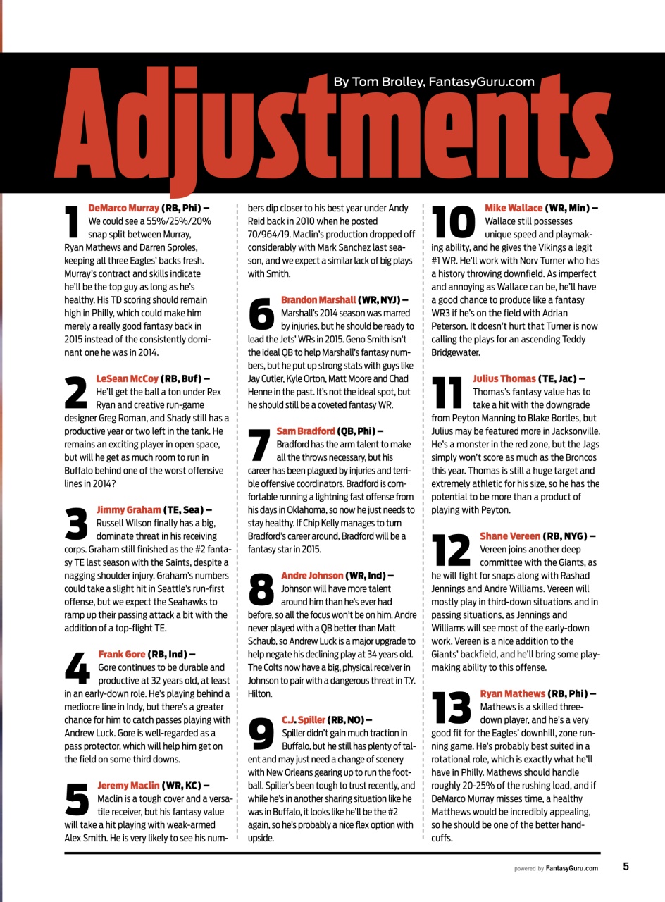 Engaged Sports Preview Pages