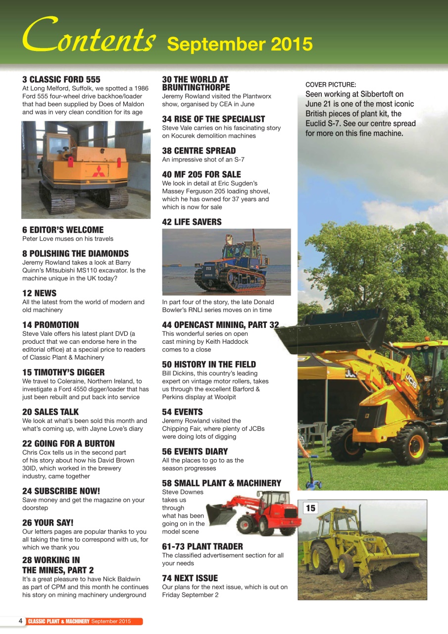 Classic Plant & Machinery Preview Pages
