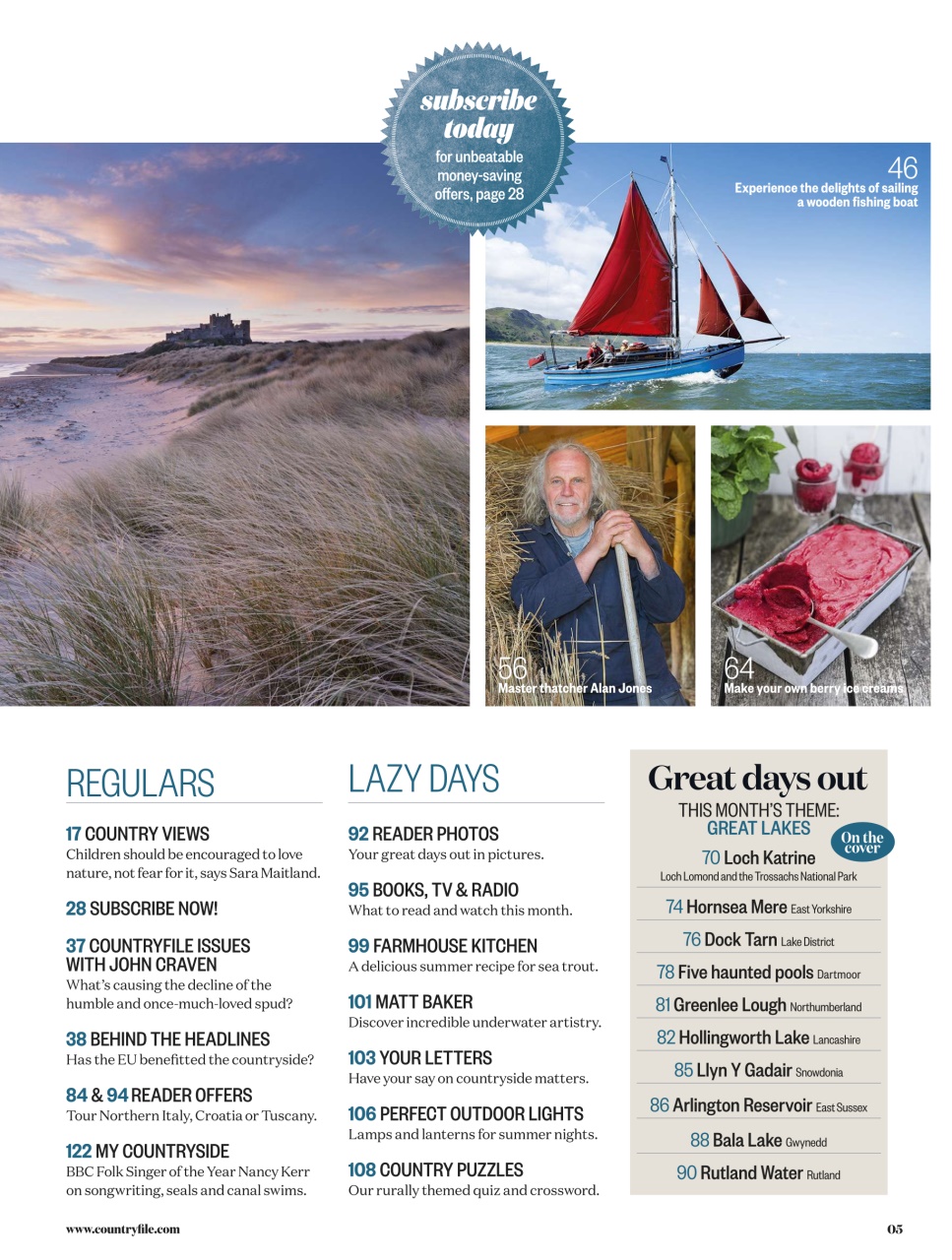 BBC Countryfile Magazine Preview Pages