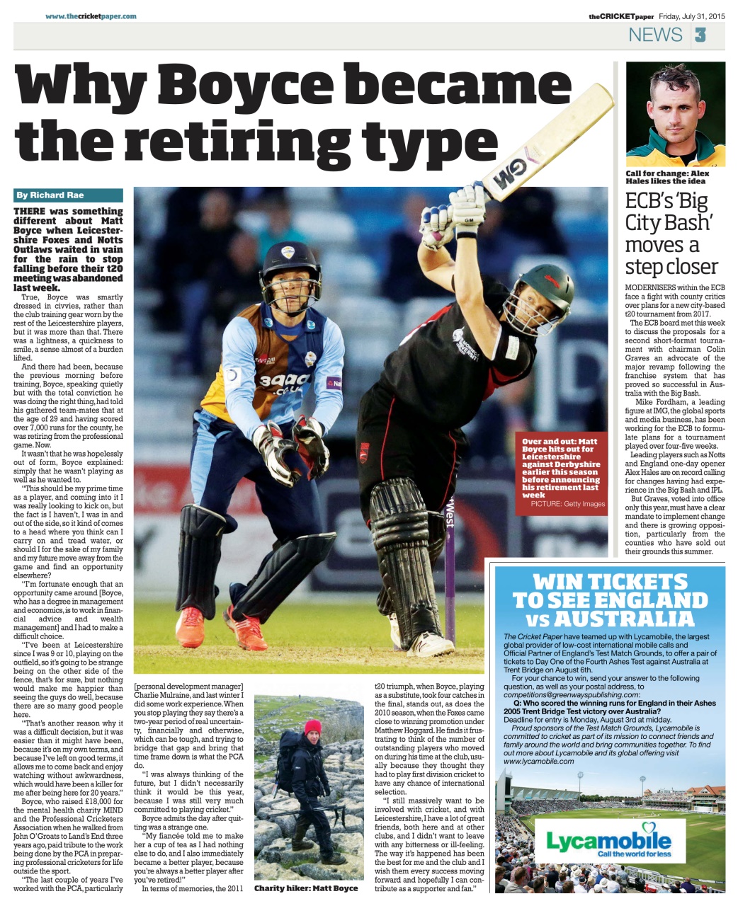 The Cricket Paper Preview Pages