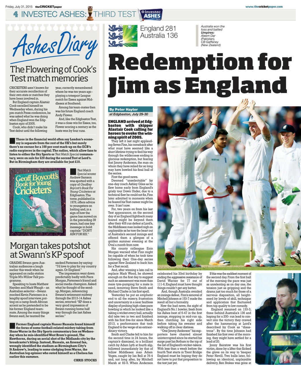 The Cricket Paper Preview Pages