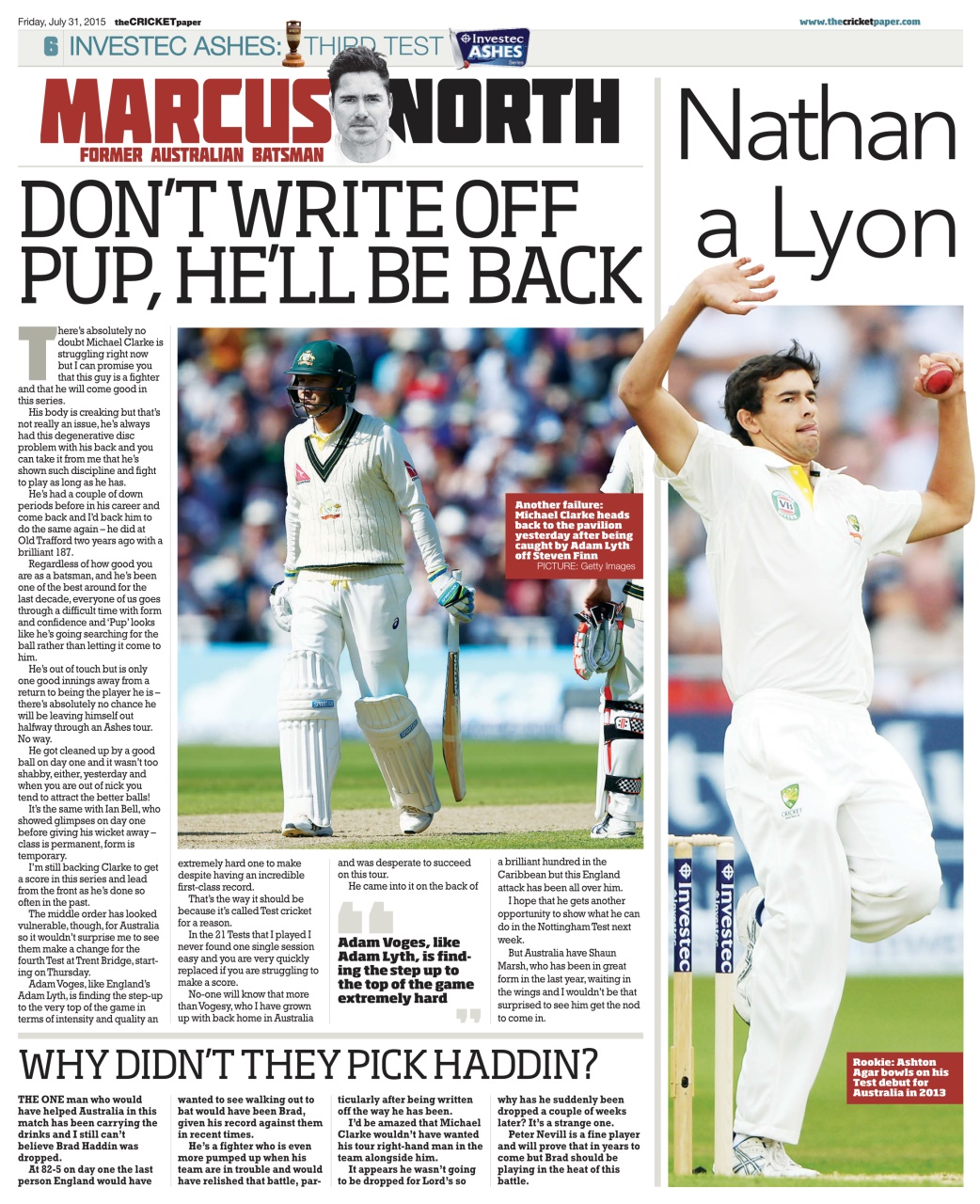 The Cricket Paper Preview Pages