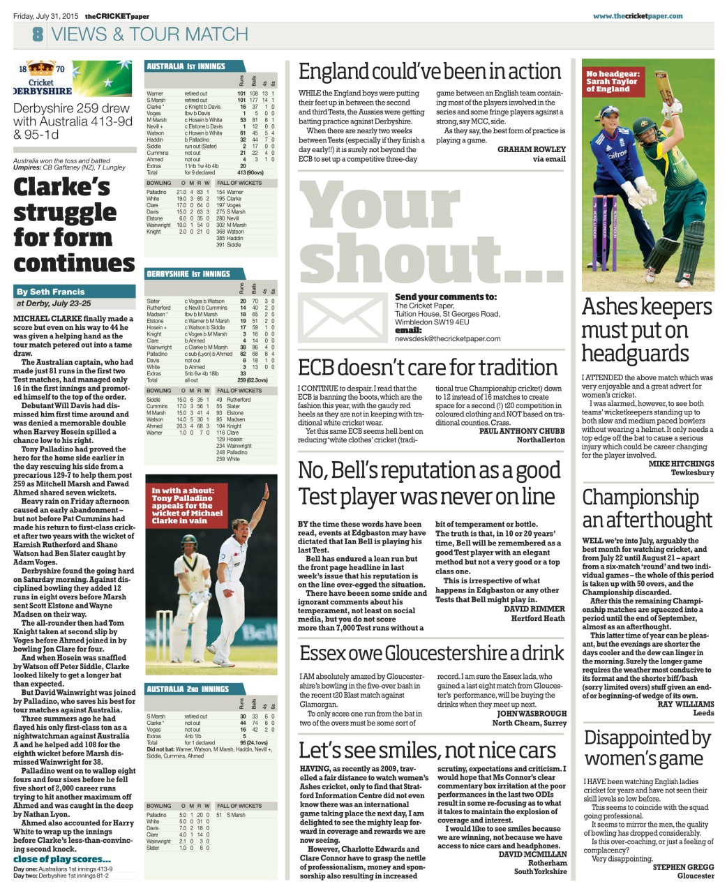 The Cricket Paper Preview Pages