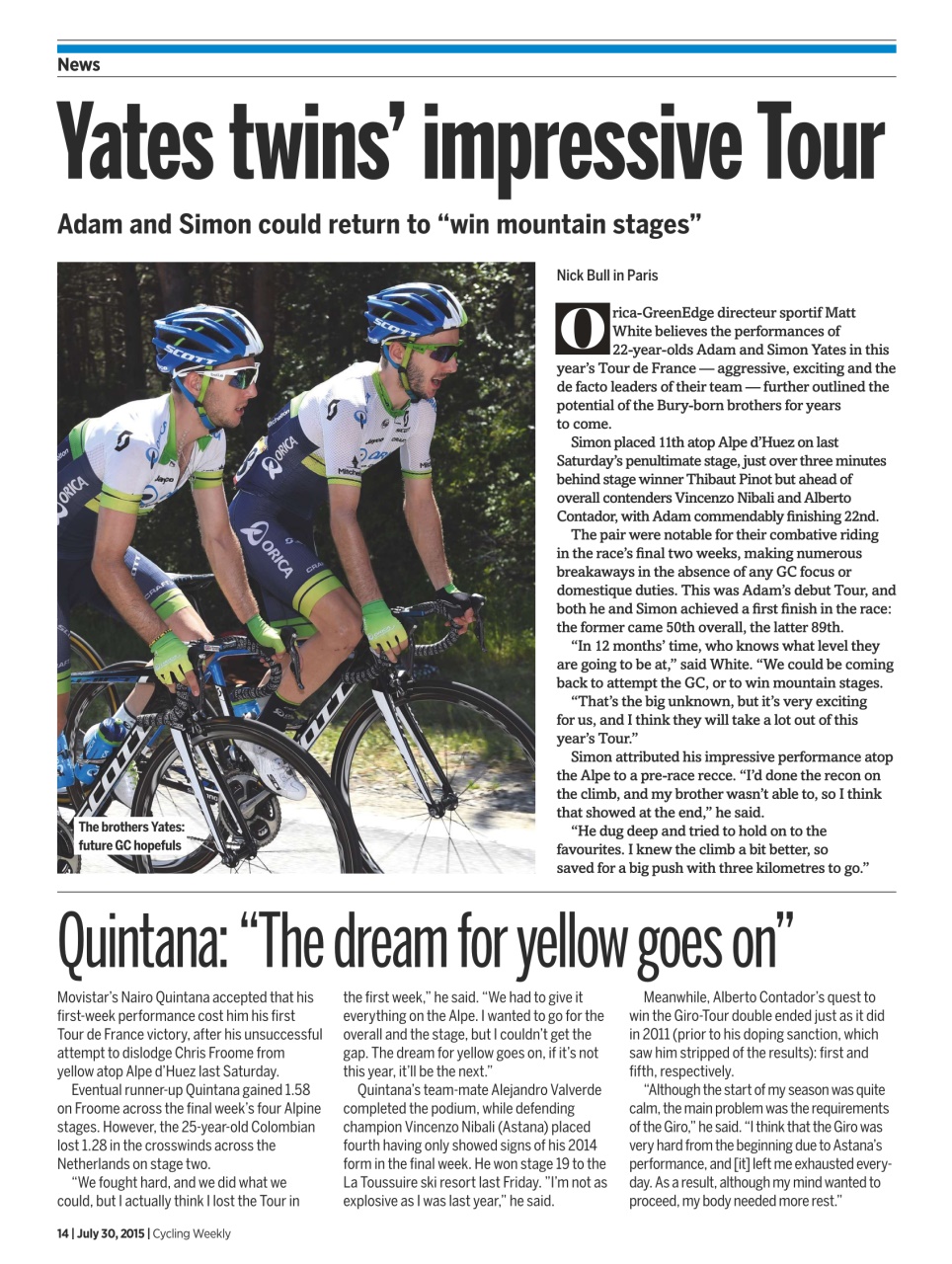 Cycling Weekly Preview Pages