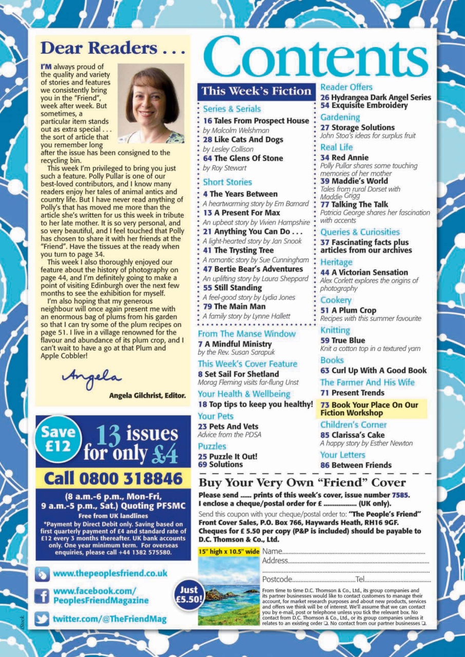 The People’s Friend Preview Pages