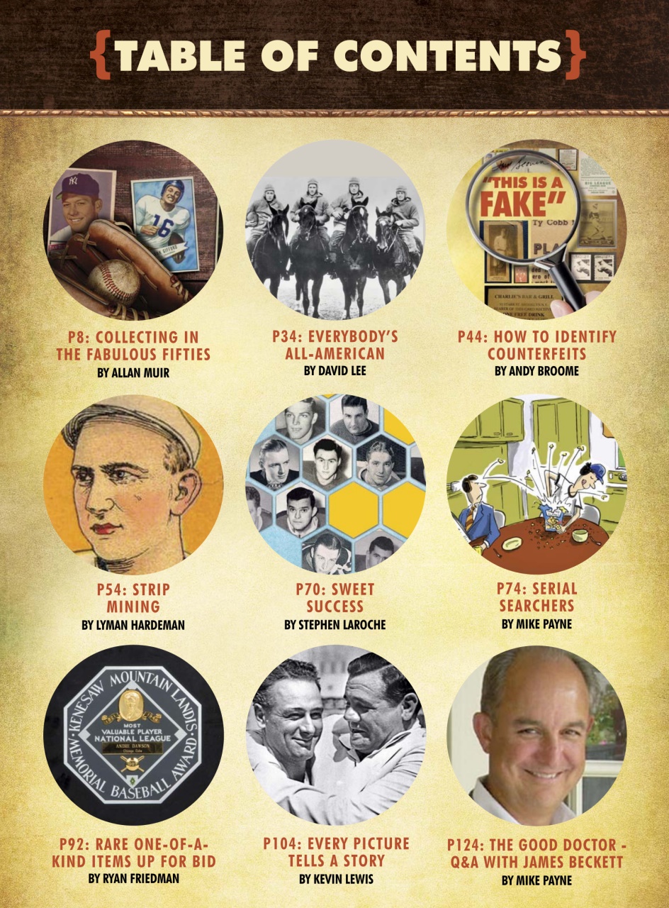 Beckett Baseball Magazine Preview Pages