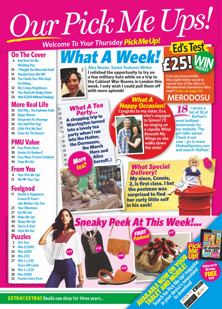 Pick Me Up Preview Pages