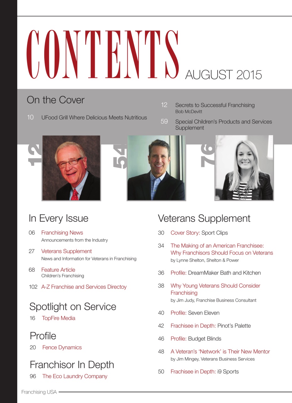 Franchising USA Preview Pages