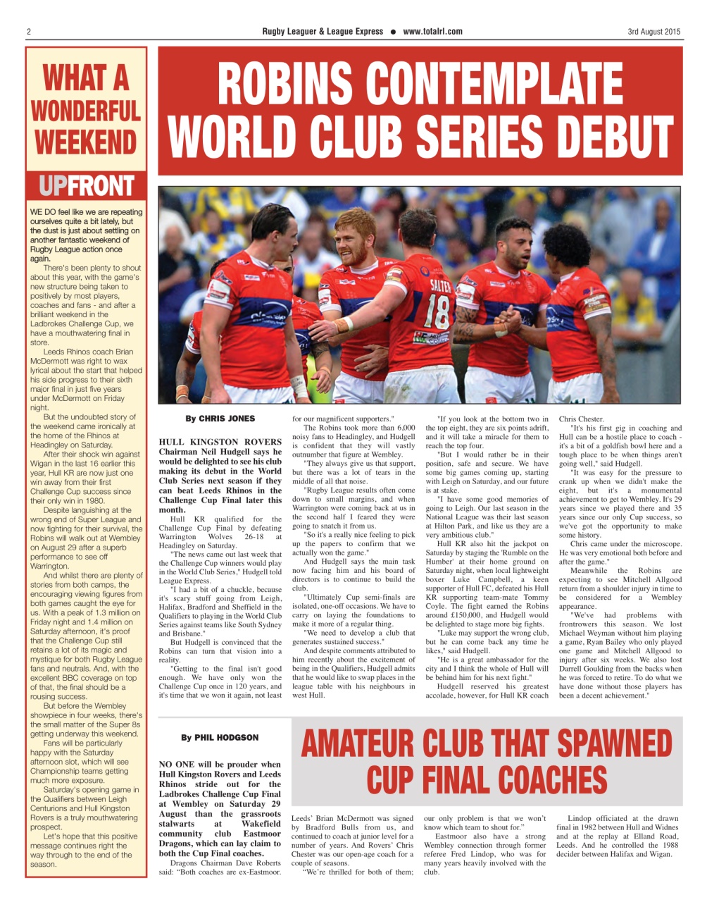 League Express Preview Pages