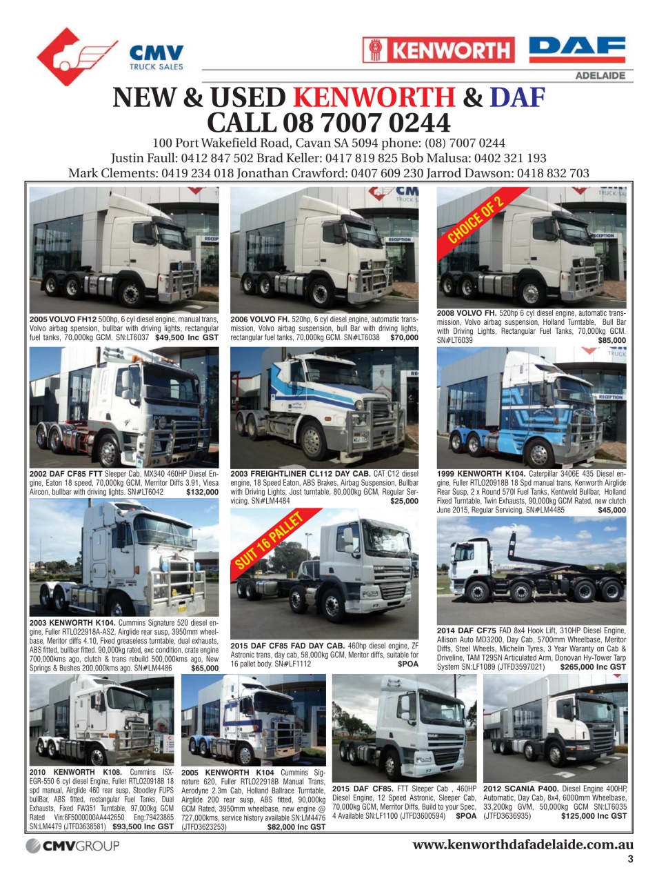 JUST TRUCKS Preview Pages