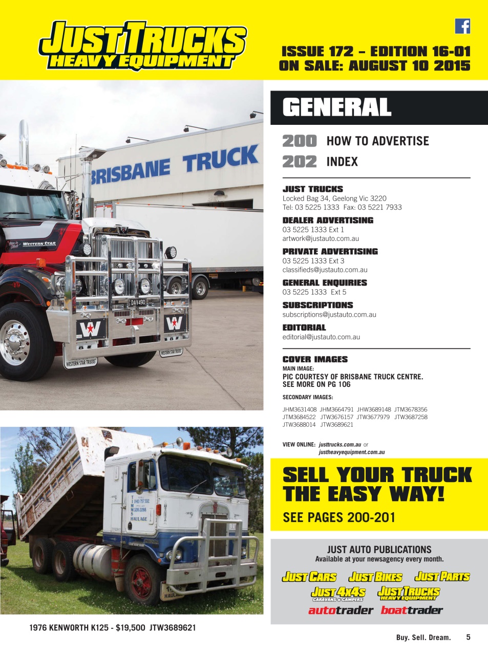 JUST TRUCKS Preview Pages