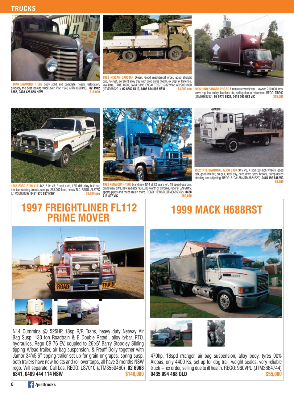 JUST TRUCKS Preview Pages