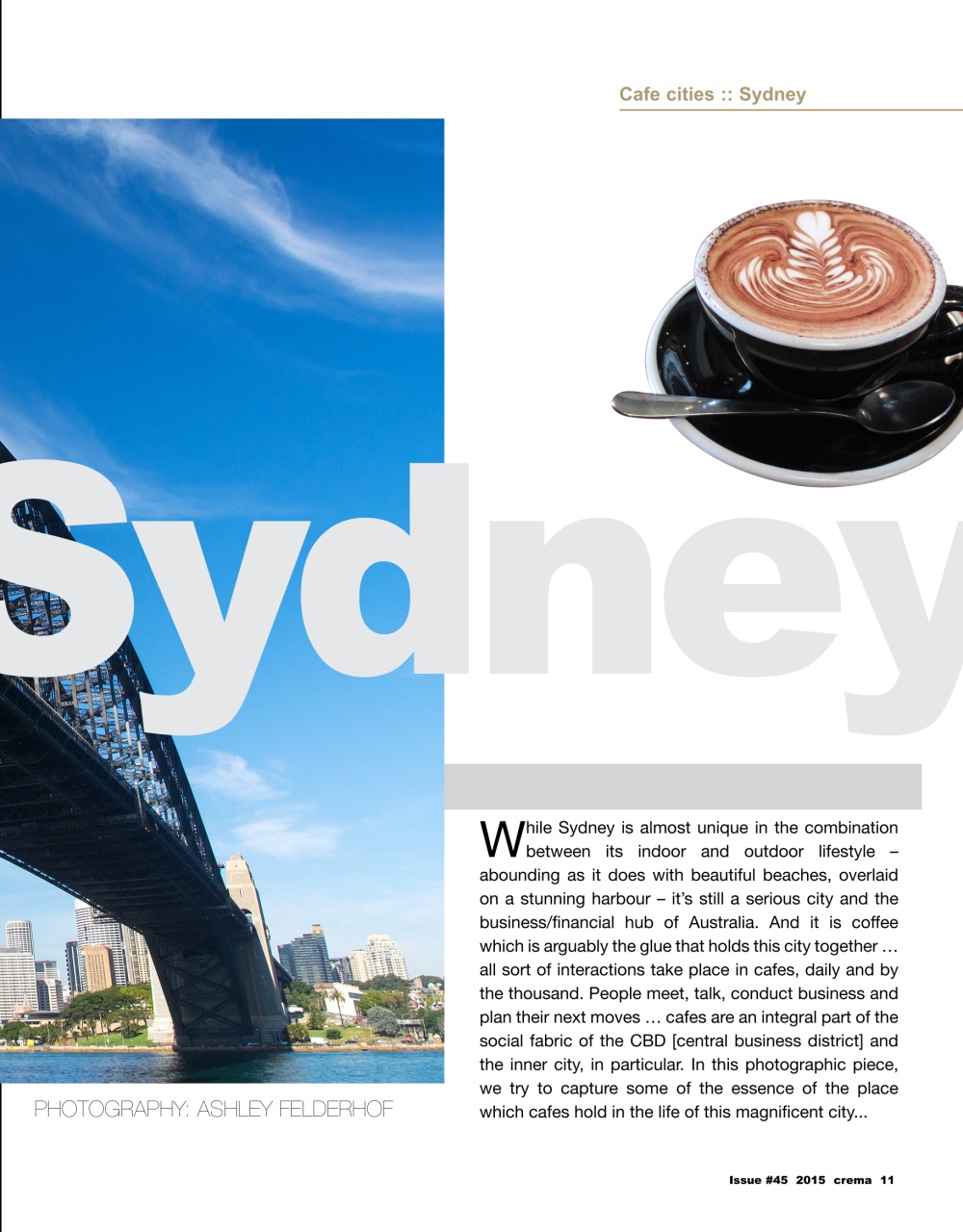 Crema Magazine Preview Pages