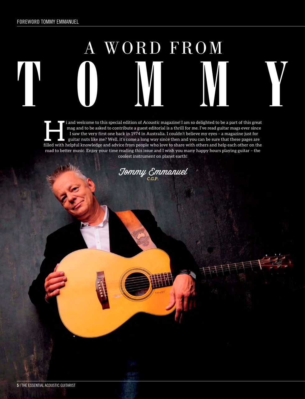 Acoustic Preview Pages