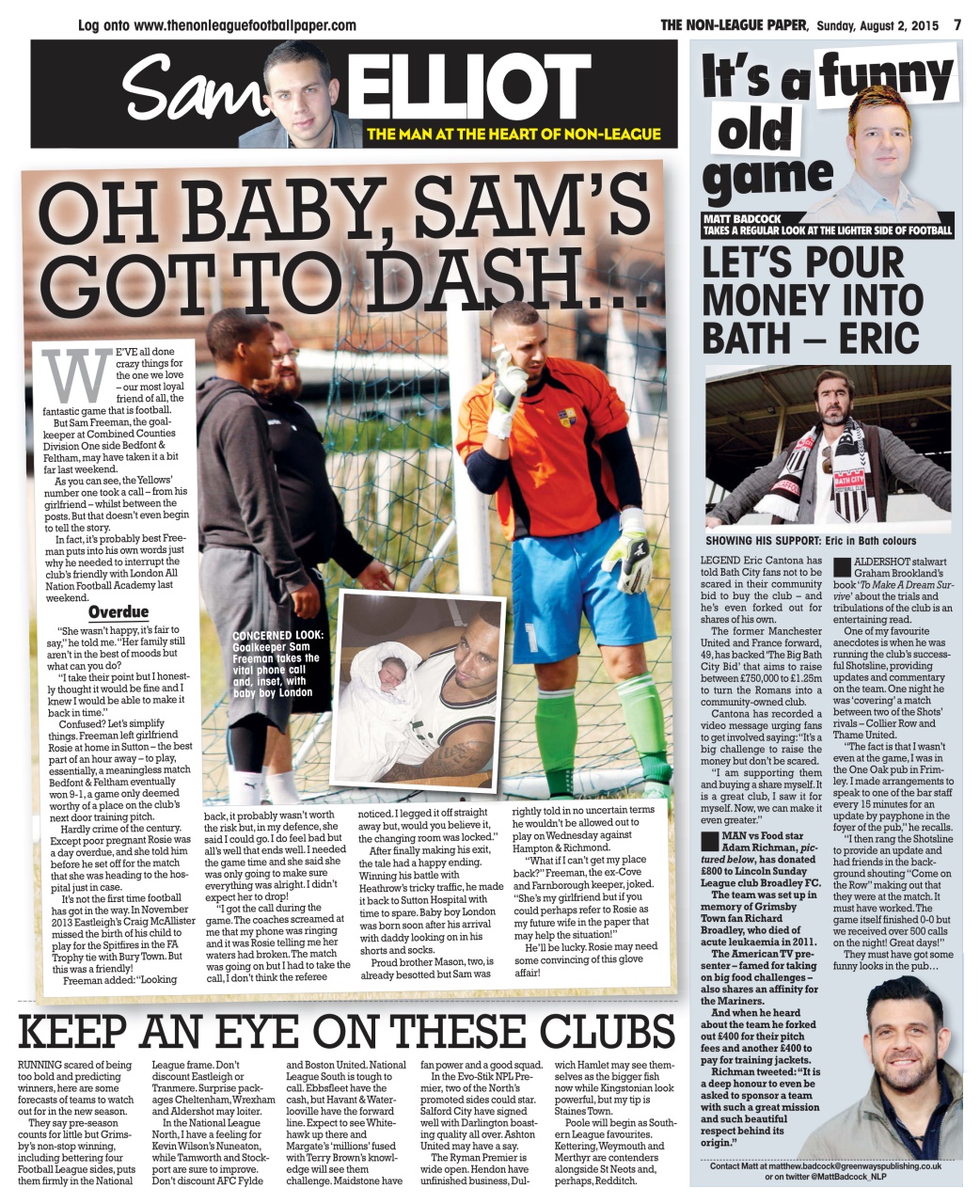 The Non-League Football Paper Preview Pages