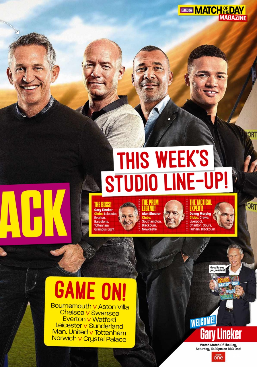 Match of the Day Preview Pages