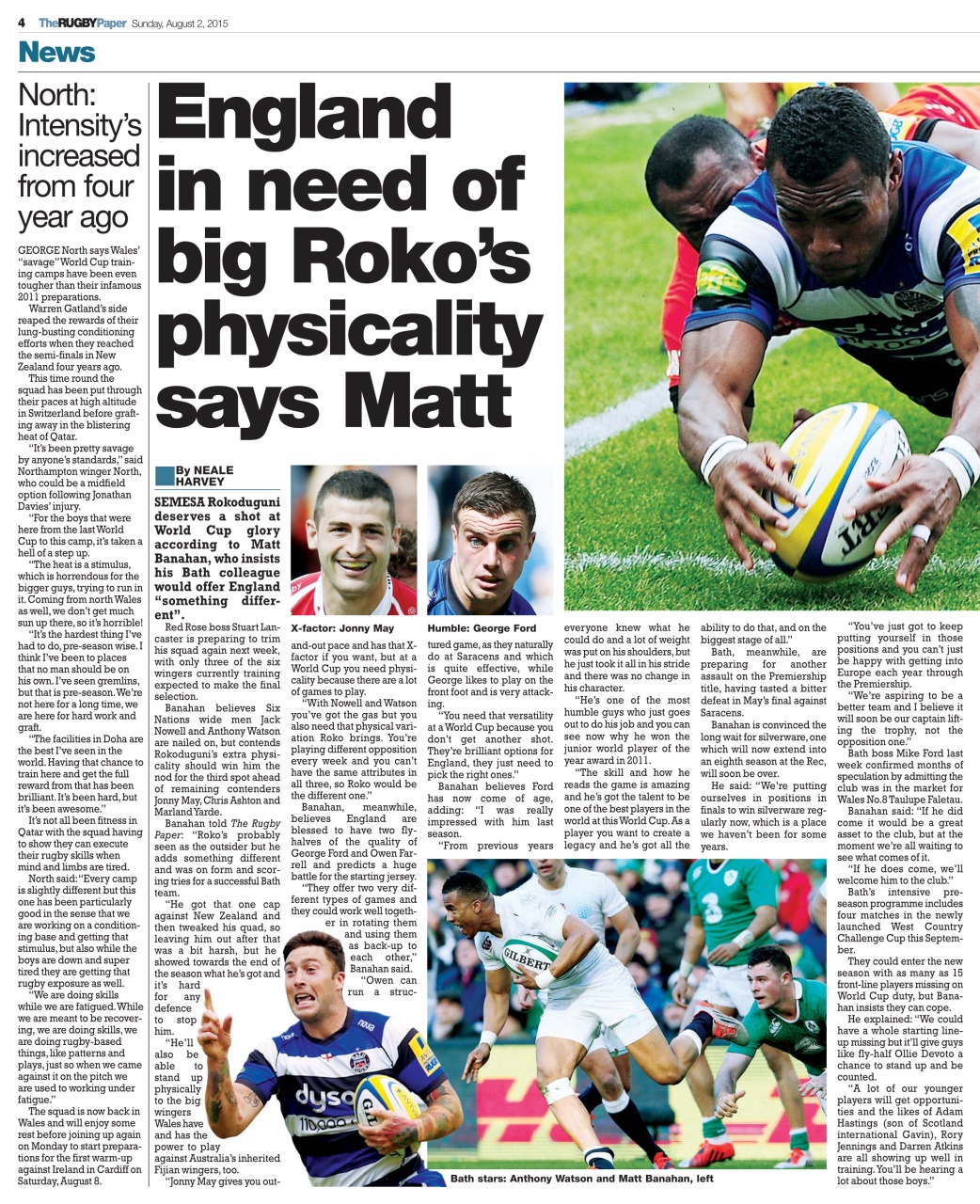 The Rugby Paper Preview Pages
