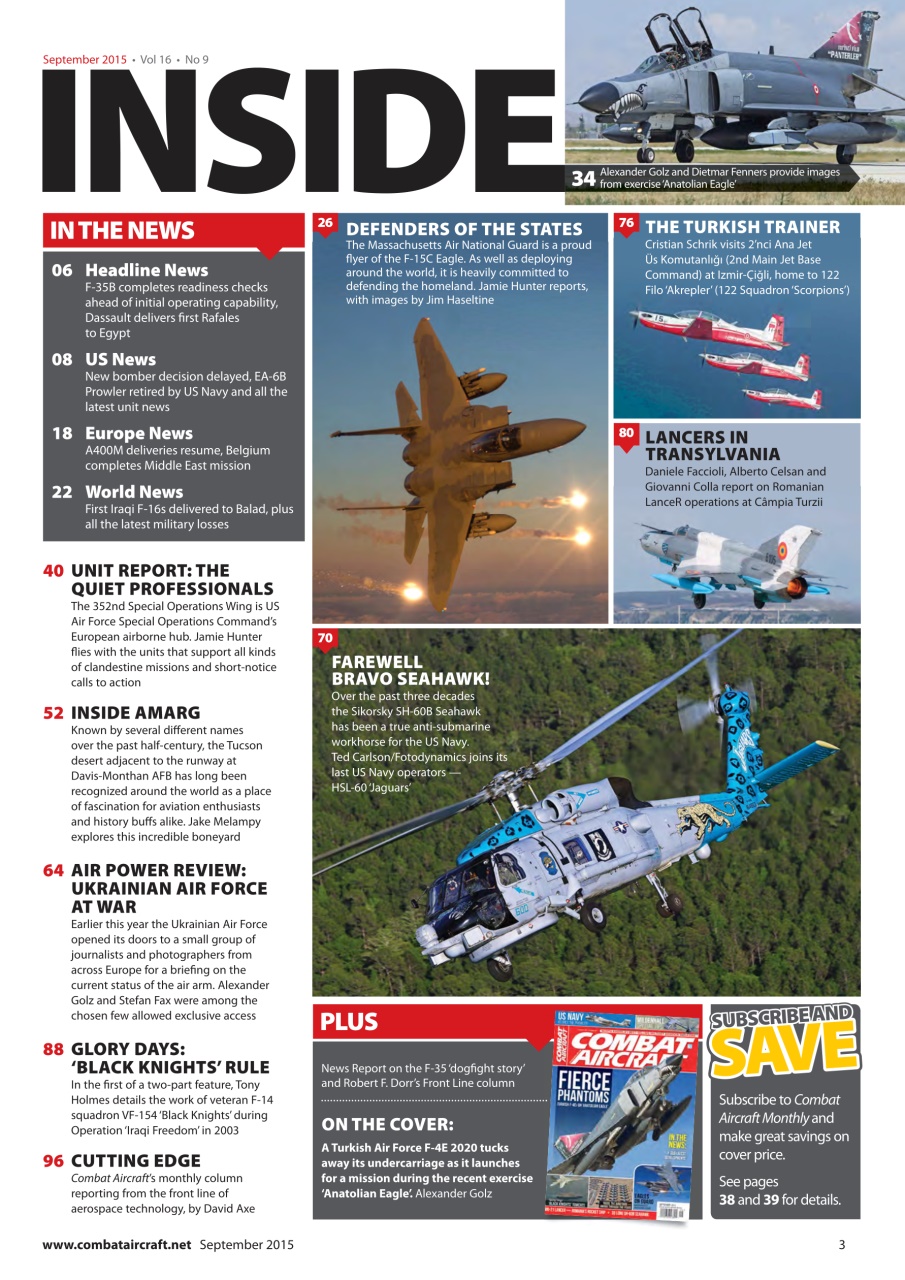 Combat Aircraft Journal Preview Pages