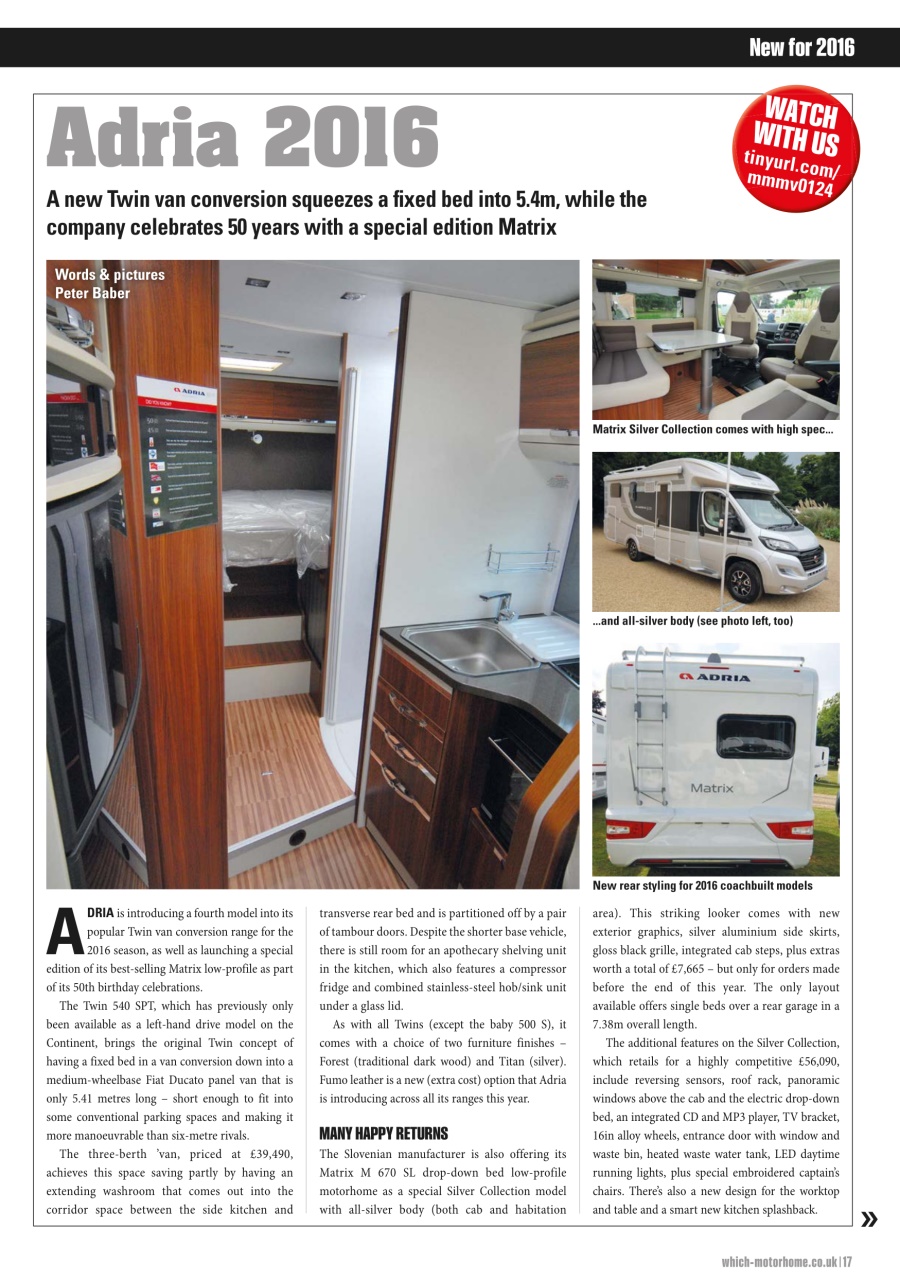 What Motorhome magazine Preview Pages