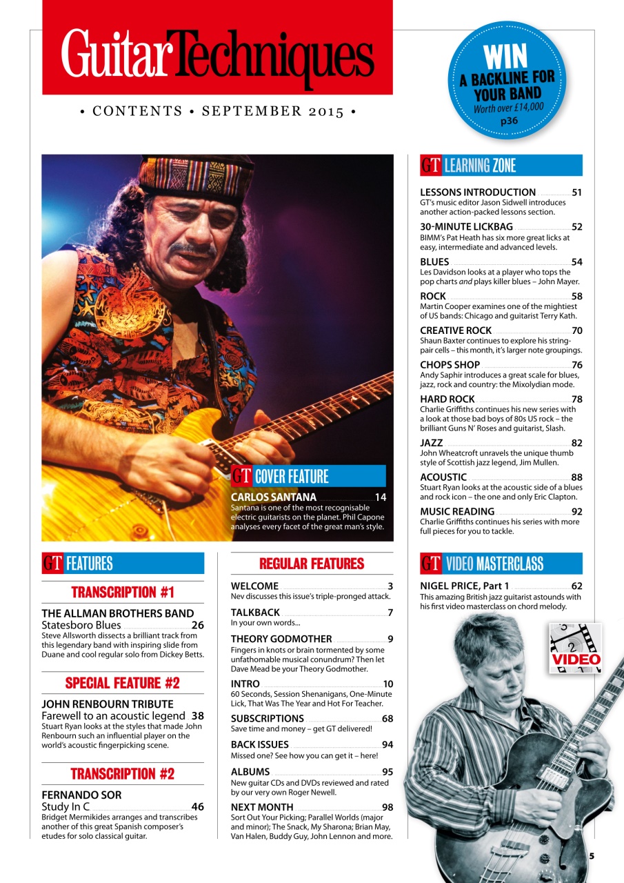 Guitar Techniques Preview Pages