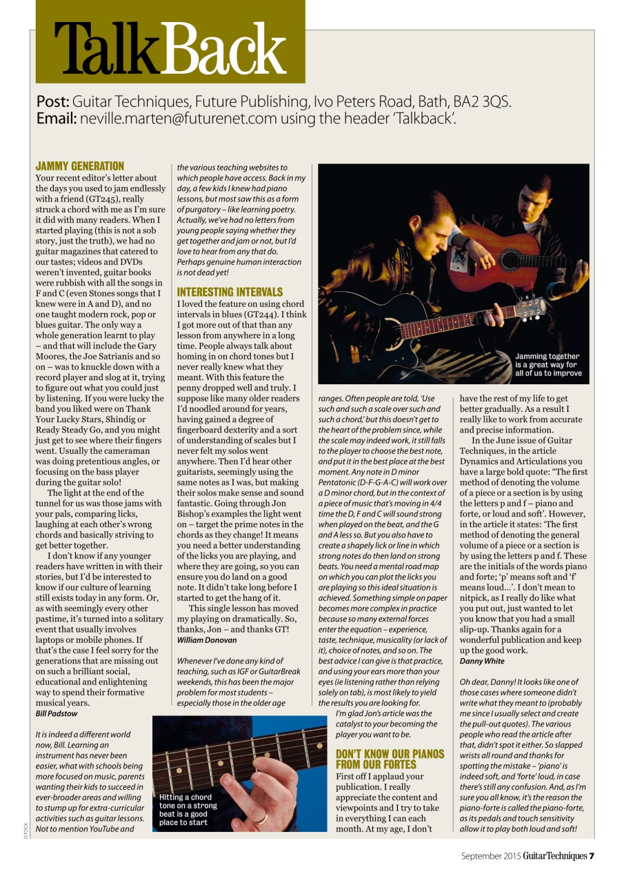 Guitar Techniques Preview Pages