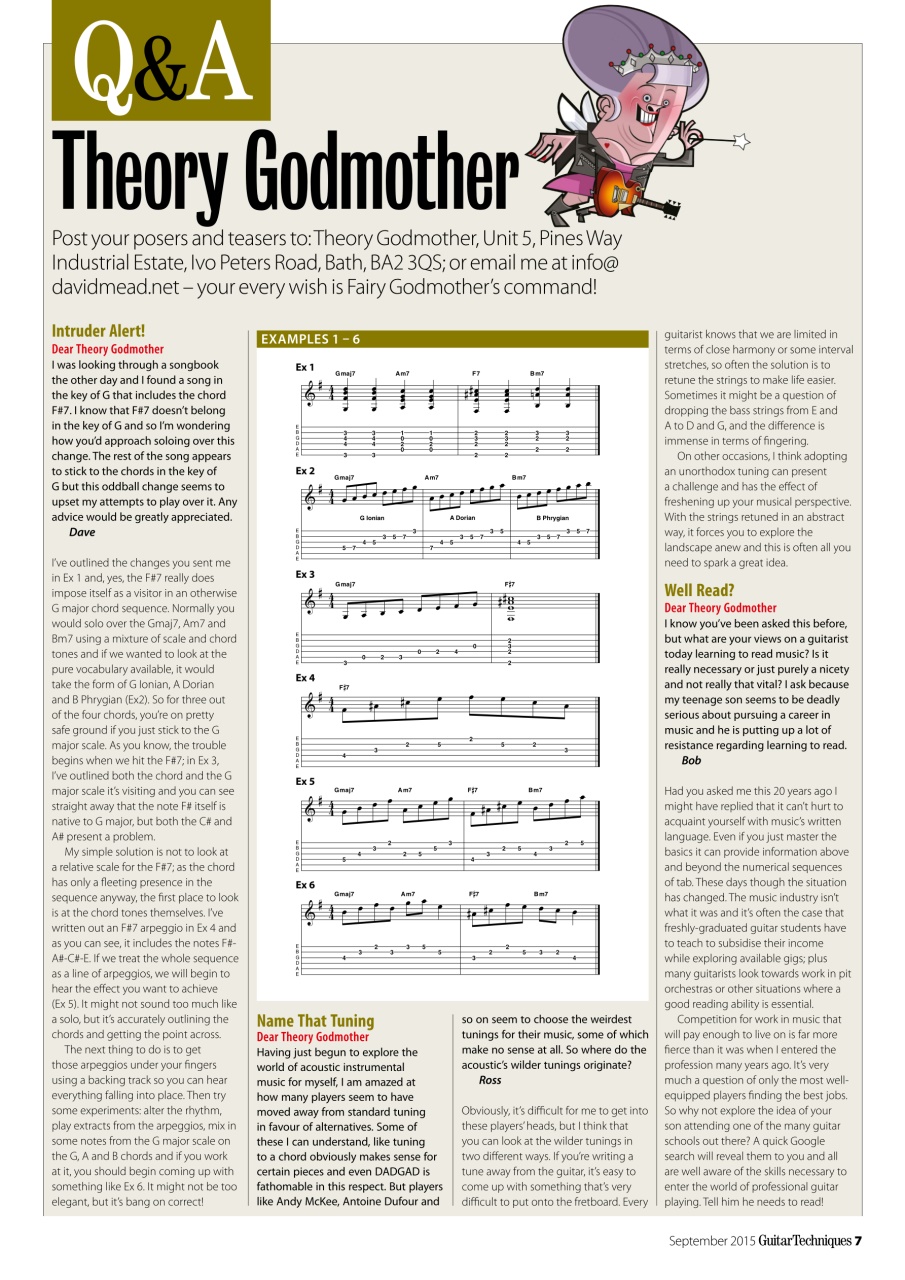 Guitar Techniques Preview Pages