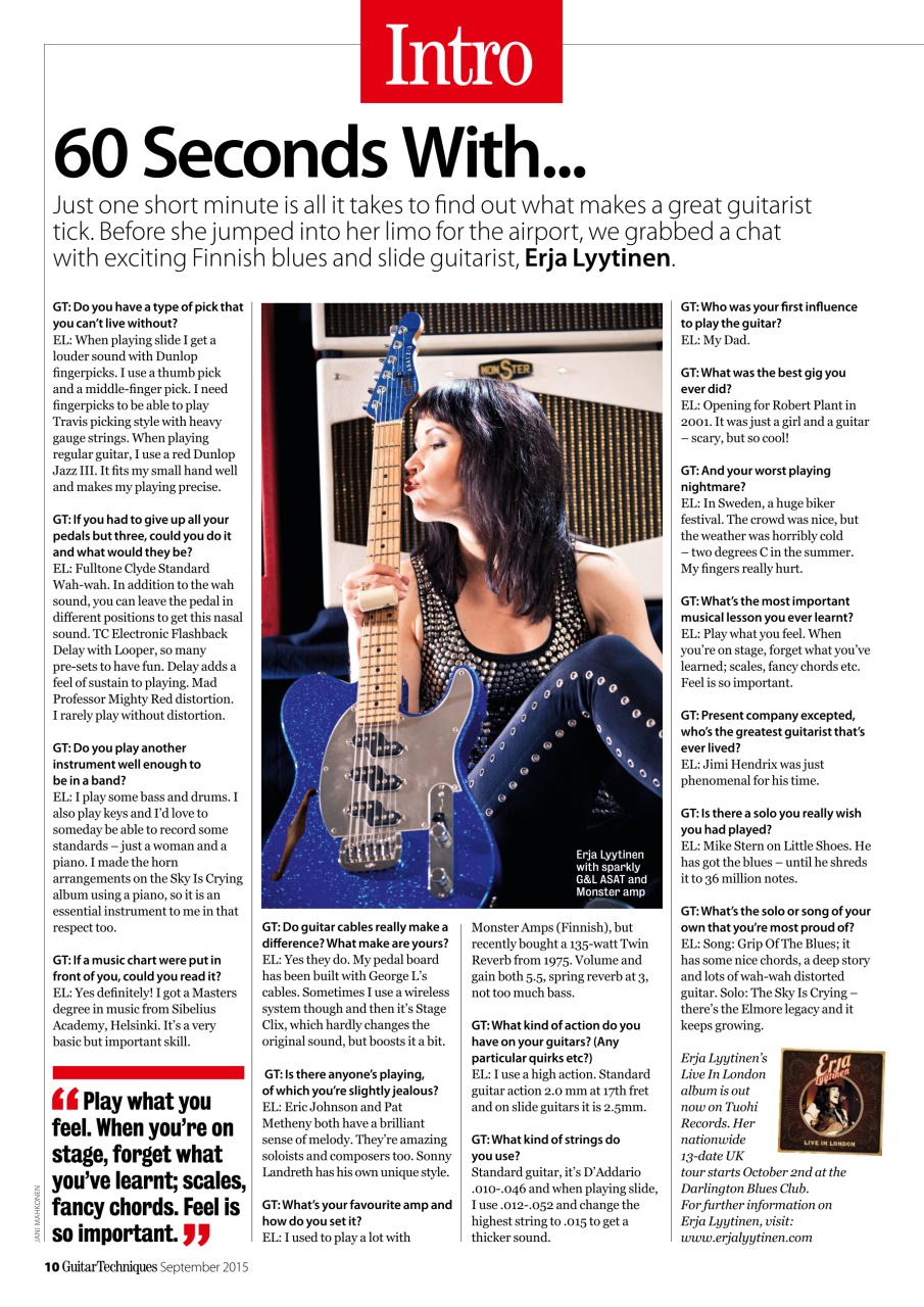 Guitar Techniques Preview Pages