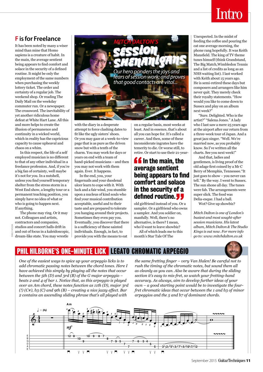 Guitar Techniques Preview Pages