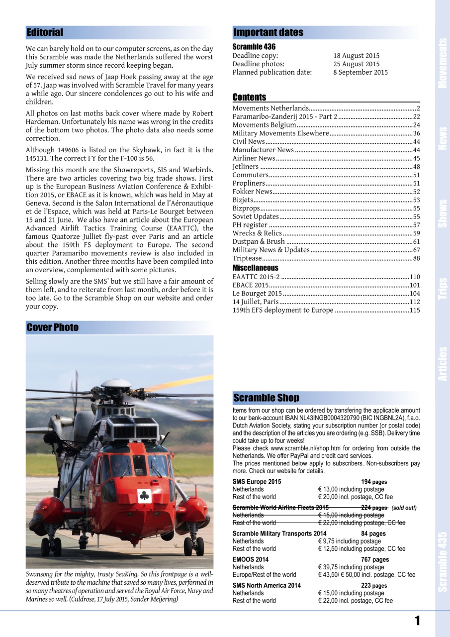 Scramble Magazine Preview Pages