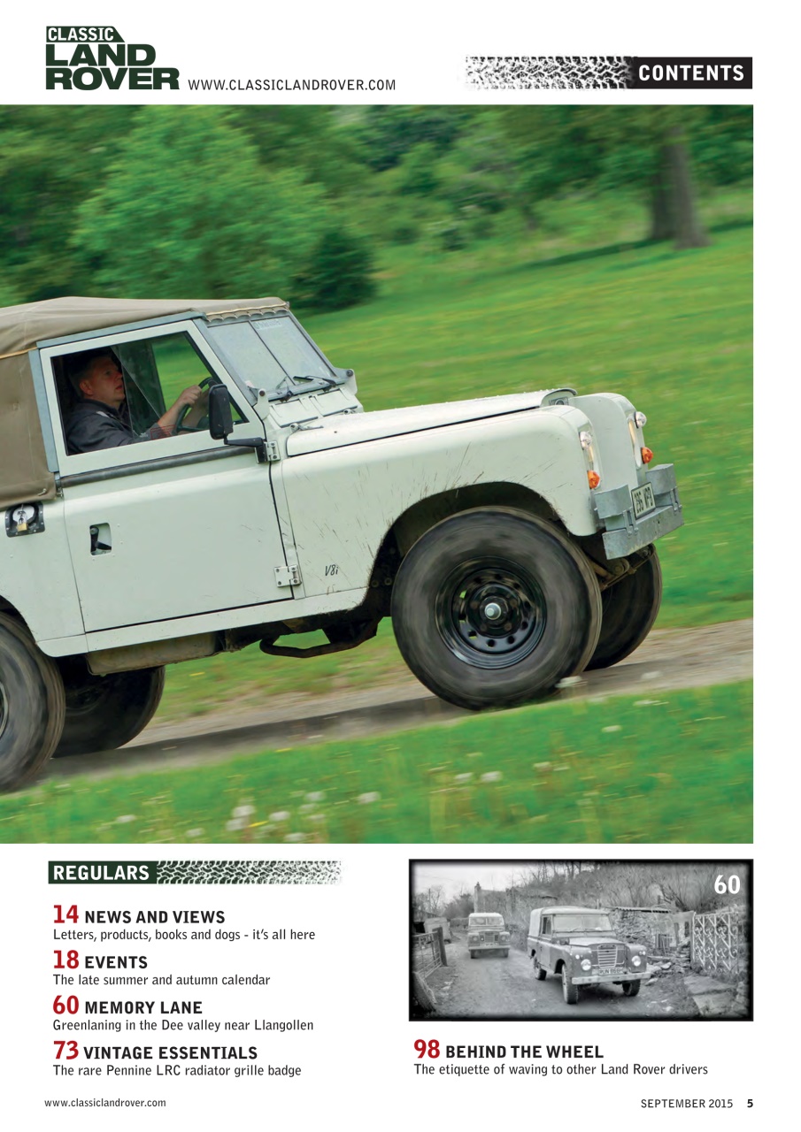 Classic Land Rover Magazine Preview Pages