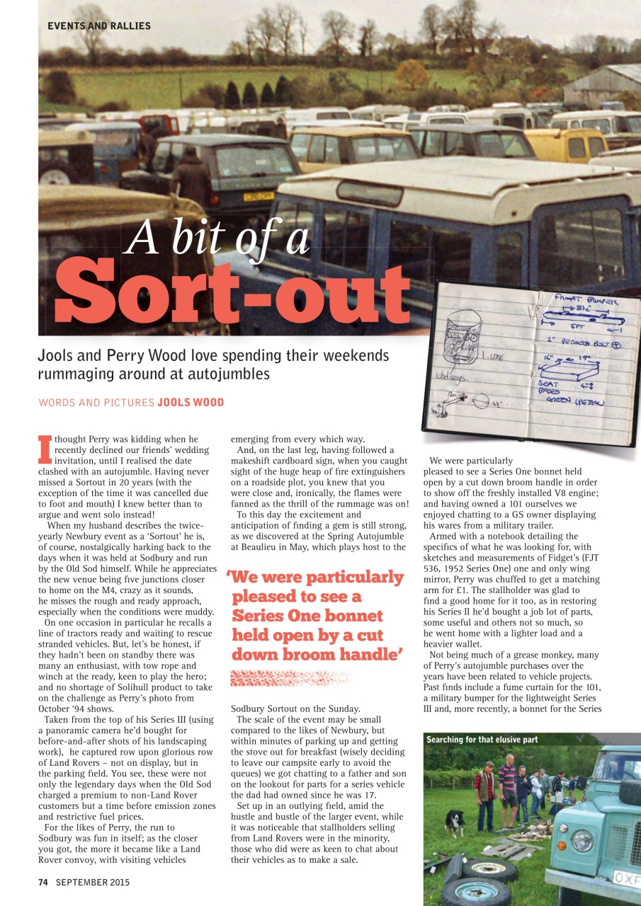 Classic Land Rover Magazine Preview Pages