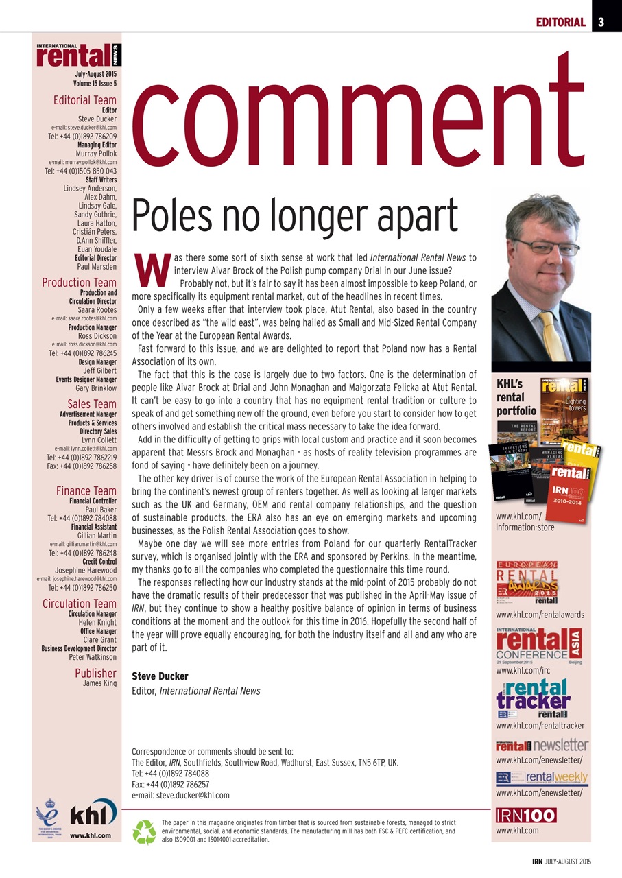 International Rental News Preview Pages