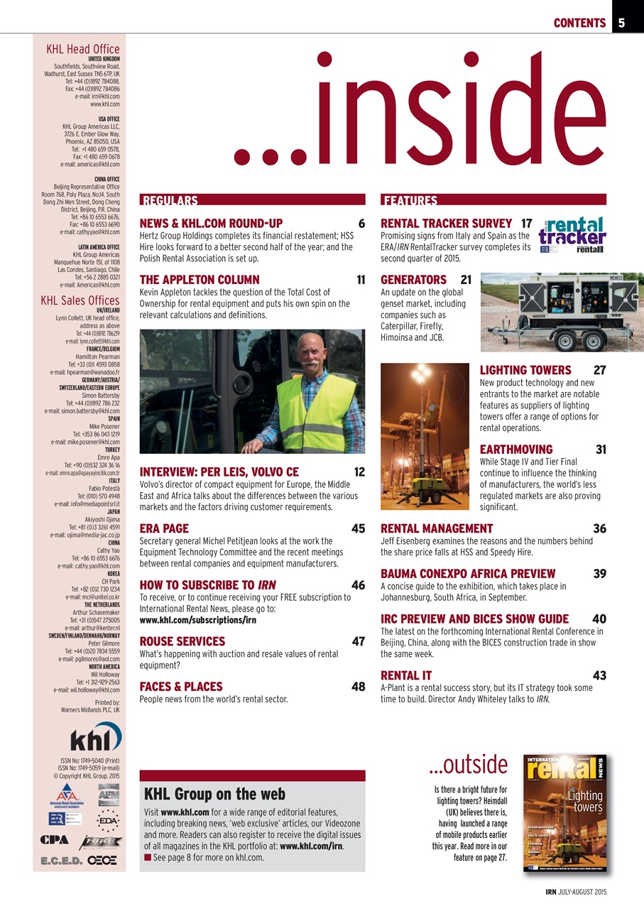 International Rental News Preview Pages