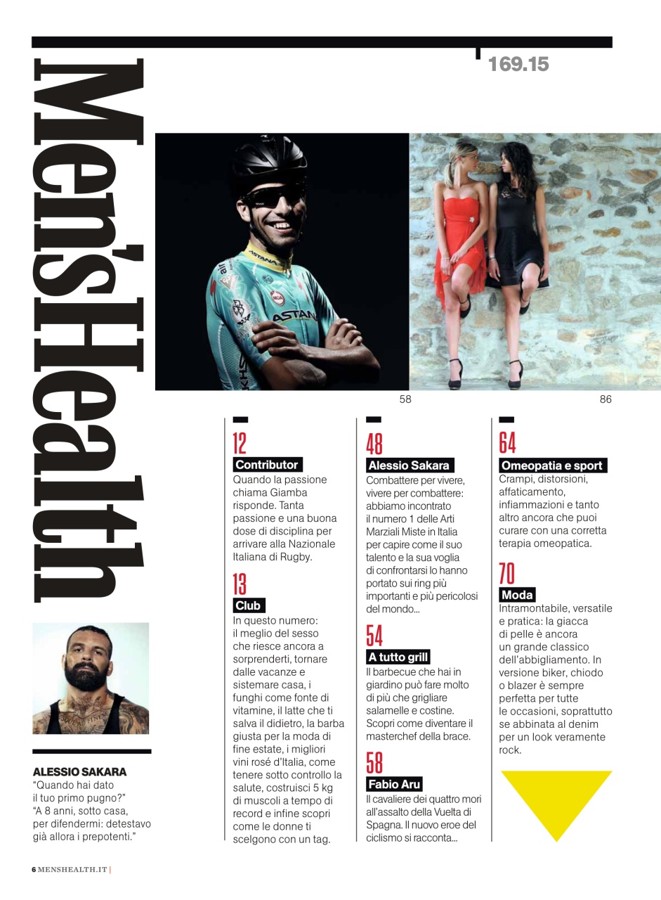 Men's Health Italia Preview Pages