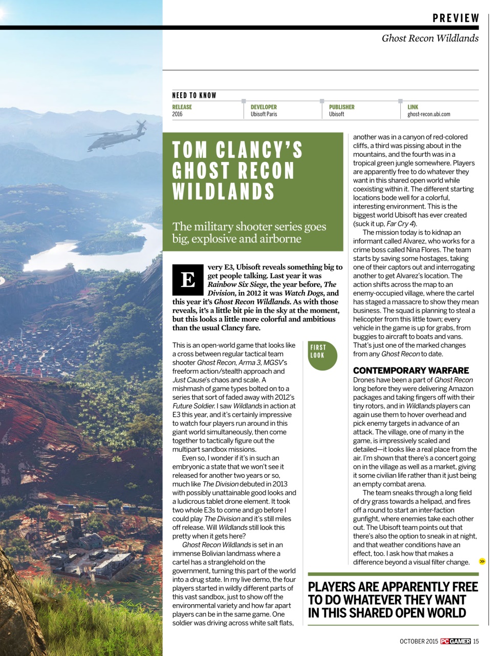 PC Gamer (US Edition) Preview Pages