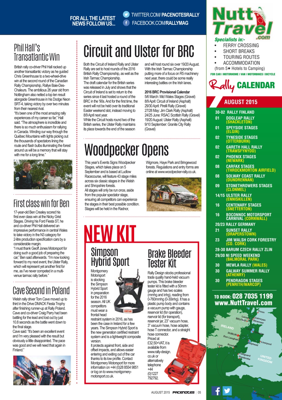 Pacenotes Rally magazine Preview Pages